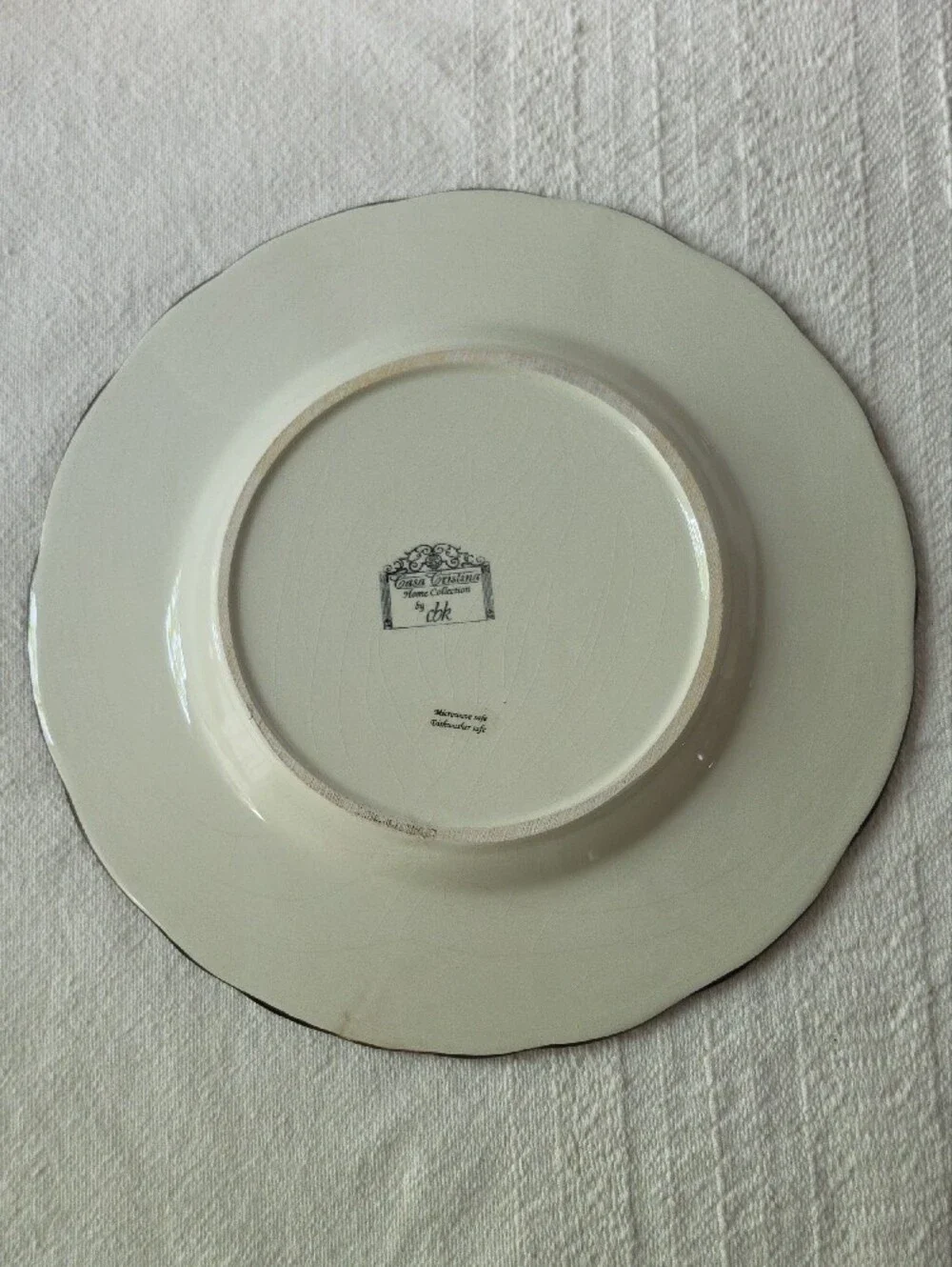 Casa Cristina Home Collection By Cbk Vintage Dinner Plate